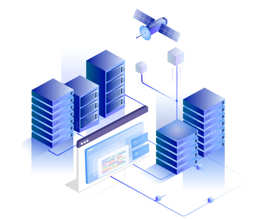 Hosting from global data centers